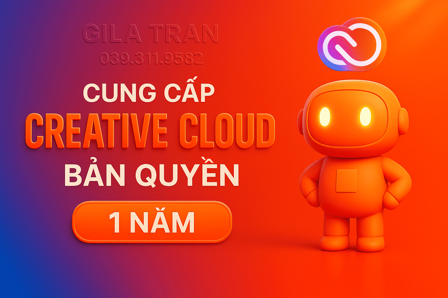ADOBE CREATIVE CLOUD BẢN QUYỀN 1 NĂM